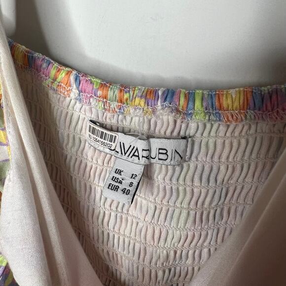 Olivia Rubin Amaya Multi Color Slip Dress Size 8 - Picture 10 of 12